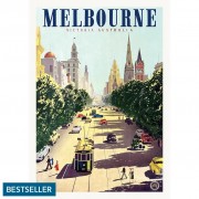 Retro Print | Melbourne Collins Street